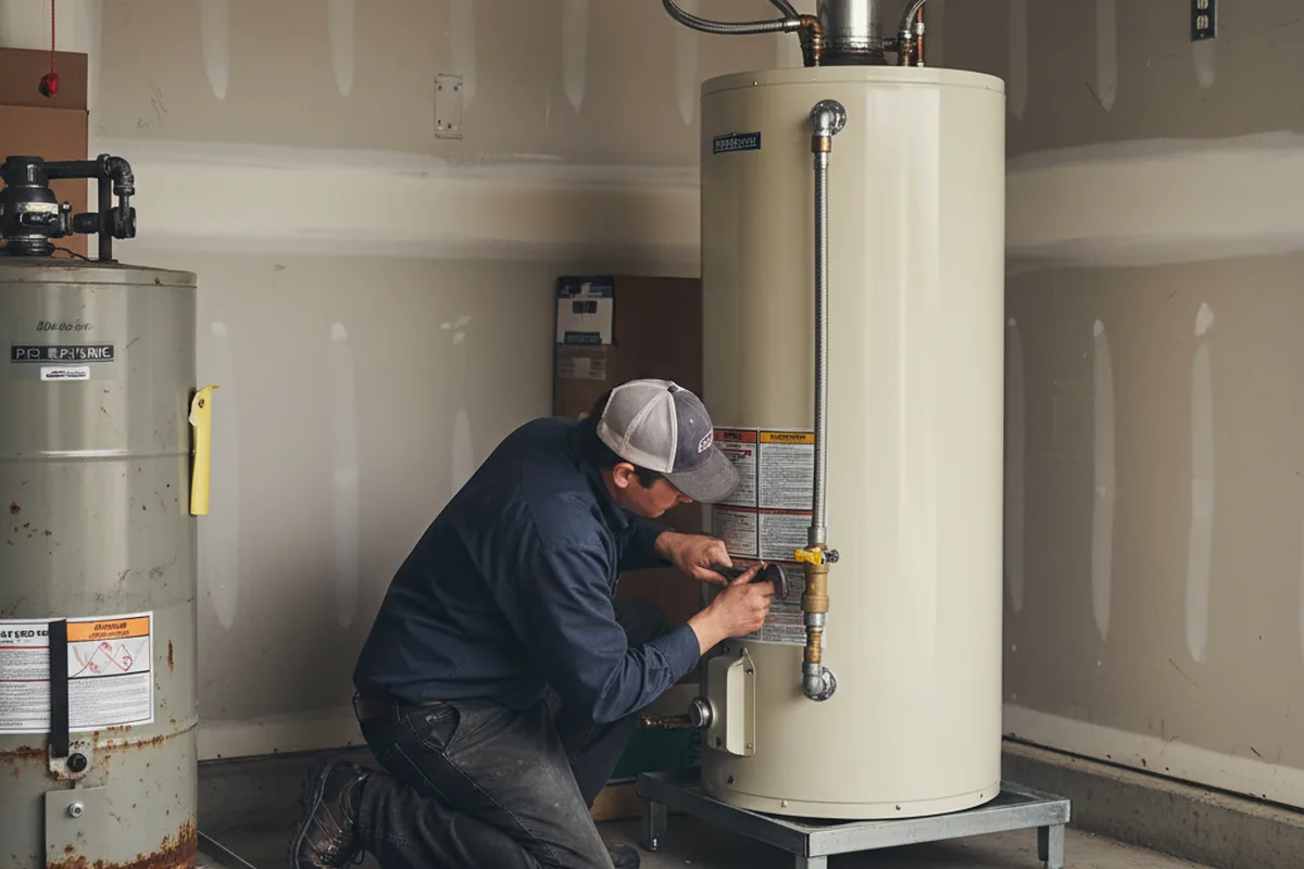 Water heater and shutoff valve replacement in Red Bluff